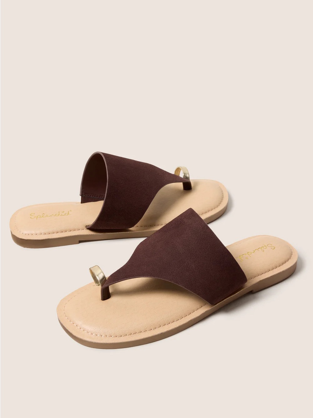 Splendid brown suede sandals, size 8.5